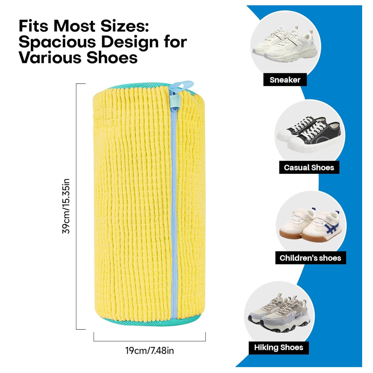 Miniatura 3 de Bolsa Para Lavar Zapatos Tenis Ropa